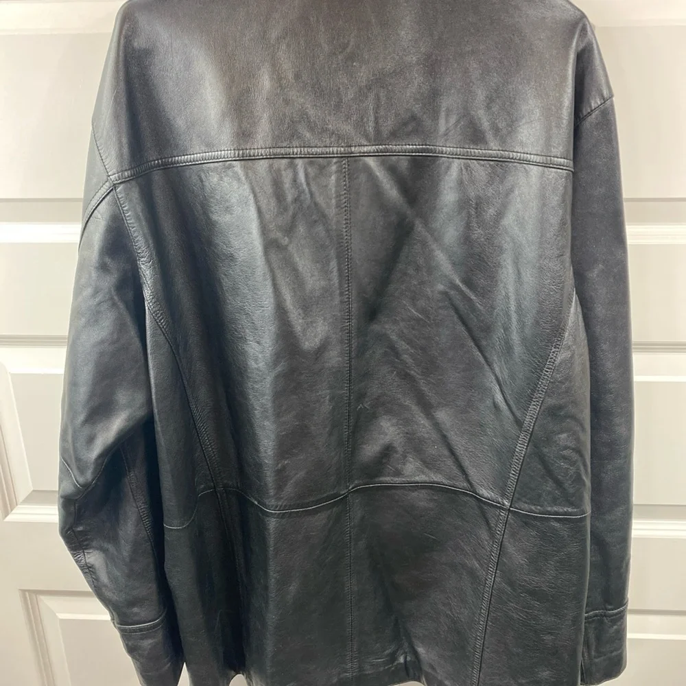 VTG Wilsons Pebbled Leather Julian Jacket Mens Thinsulate XL Extra Large Vintage